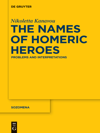Titelbild: The Names of Homeric Heroes 1st edition 9783110409970