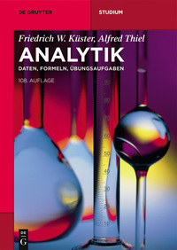 Cover image: Analytik 108th edition 9783110414950