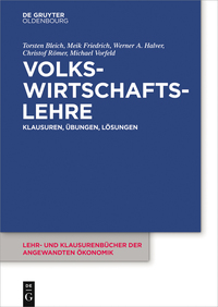صورة الغلاف: Volkswirtschaftslehre 1st edition 9783110410587