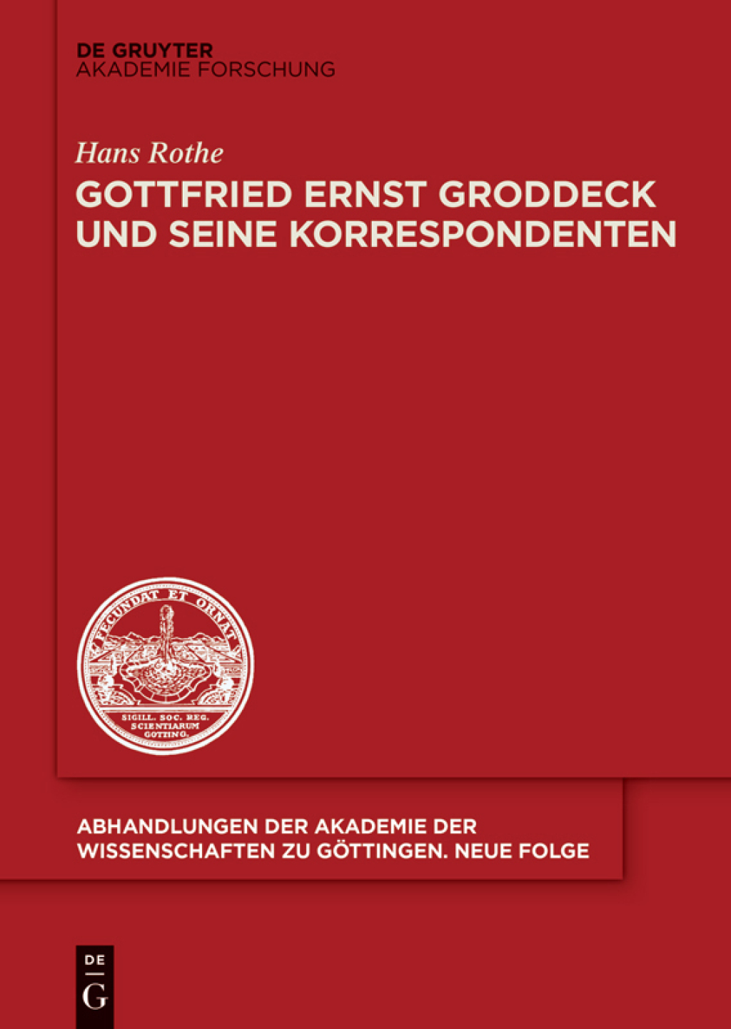 ISBN 9783110406580 product image for Gottfried Ernst Groddeck und seine Korrespondenten - 1st Edition (eBook) | upcitemdb.com
