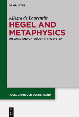 Cover image: Hegel and Metaphysics 1st edition 9783110427233