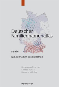 Omslagafbeelding: Familiennamen aus Rufnamen 1st edition 9783110427837