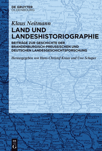 Immagine di copertina: Land und Landeshistoriographie 1st edition 9783110437522
