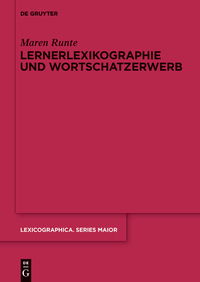 表紙画像: Lernerlexikographie und Wortschatzerwerb 1st edition 9783110437898
