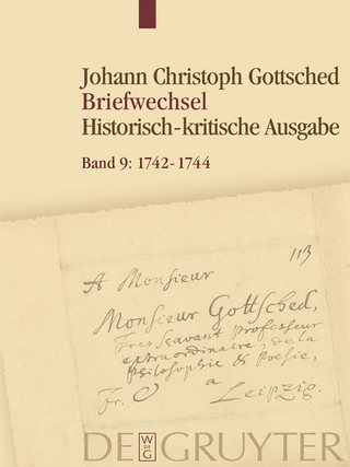 Cover image: November 1742 – Februar 1744 1st edition 9783110425895