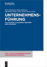 Cover image: Unternehmensführung 1st edition 9783110438345
