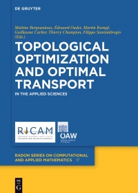 Cover image: Topological Optimization and Optimal Transport 1st edition 9783110439267