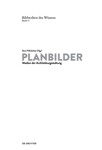 Omslagafbeelding: Planbilder 1st edition 9783110438888