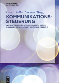 Omslagafbeelding: Kommunikationssteuerung 1st edition 9783110440478