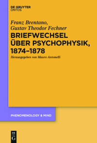 صورة الغلاف: Briefwechsel über Psychophysik, 1874–1878 1st edition 9783110440775