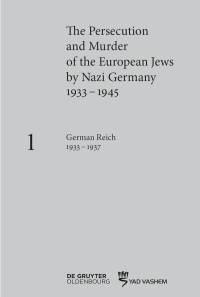 Cover image: German Reich 1933–1937 1st edition 9783110353594