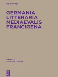 Cover image: Gesamtregister 1st edition 9783110229783