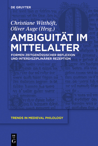 صورة الغلاف: Ambiguität im Mittelalter 1st edition 9783110442243
