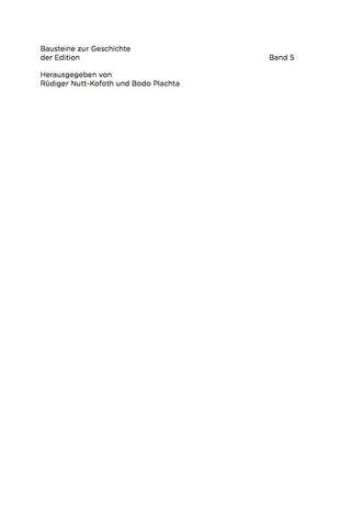 Omslagafbeelding: Musikeditionen im Wandel der Geschichte 1st edition 9783110440904