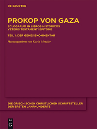 Omslagafbeelding: Prokop von Gaza 1st edition 9783110442762