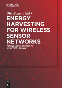 Cover image: Energy Harvesting for Wireless Sensor Networks 1st edition 9783110443684