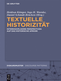Imagen de portada: Textuelle Historizität 1st edition 9783110444193