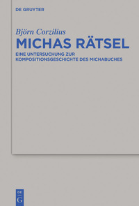 Imagen de portada: Michas Rätsel 1st edition 9783110443738