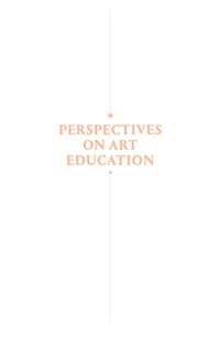 Cover image: Perspectives on Art Education 1st edition 9783110440782