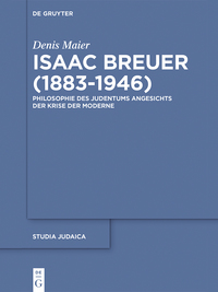 Cover image: Isaac Breuer (1883-1946) 1st edition 9783110444421