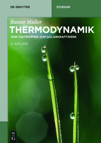 Cover image: Thermodynamik 2nd edition 9783110445312