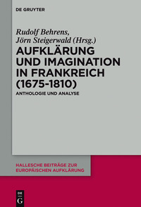 Cover image: Aufklärung und Imagination in Frankreich (1675-1810) 1st edition 9783110446081