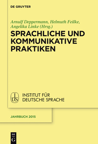 Omslagafbeelding: Sprachliche und kommunikative Praktiken 1st edition 9783110448948