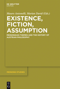 Imagen de portada: Existence, Fiction, Assumption 1st edition 9783110451368