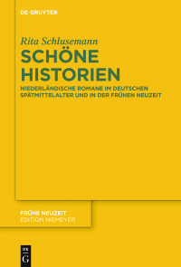 Imagen de portada: Schöne Historien 1st edition 9783110451399