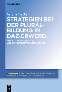 Imagen de portada: Strategien bei der Pluralbildung im DaZ-Erwerb 1st edition 9783110451733
