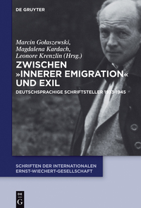 صورة الغلاف: Zwischen Innerer Emigration und Exil 1st edition 9783110452785