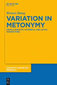 صورة الغلاف: Variation in Metonymy 1st edition 9783110453522