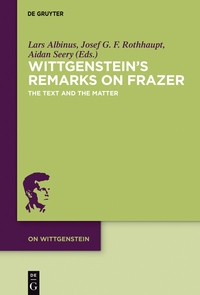 Cover image: Wittgenstein’s Remarks on Frazer 1st edition 9783110453478