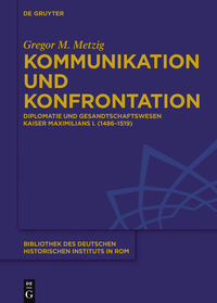 Imagen de portada: Kommunikation und Konfrontation 1st edition 9783110447897