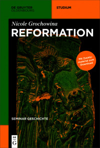 Cover image: Reformation 1st edition 9783110454734