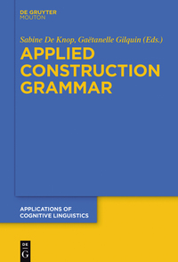 Cover image: Applied Construction Grammar 1st edition 9783110454215