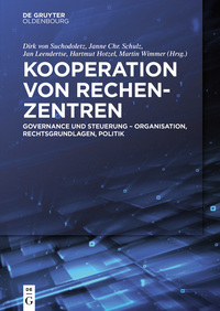 Cover image: Kooperation von Rechenzentren 1st edition 9783110458886