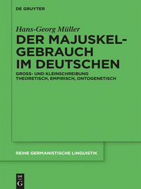 Cover image: Der Majuskelgebrauch im Deutschen 1st edition 9783110457964