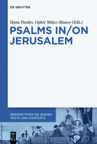 Cover image: Psalms In/On Jerusalem 1st edition 9783110336917