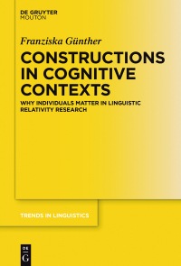 Imagen de portada: Constructions in Cognitive Contexts 1st edition 9783110459784