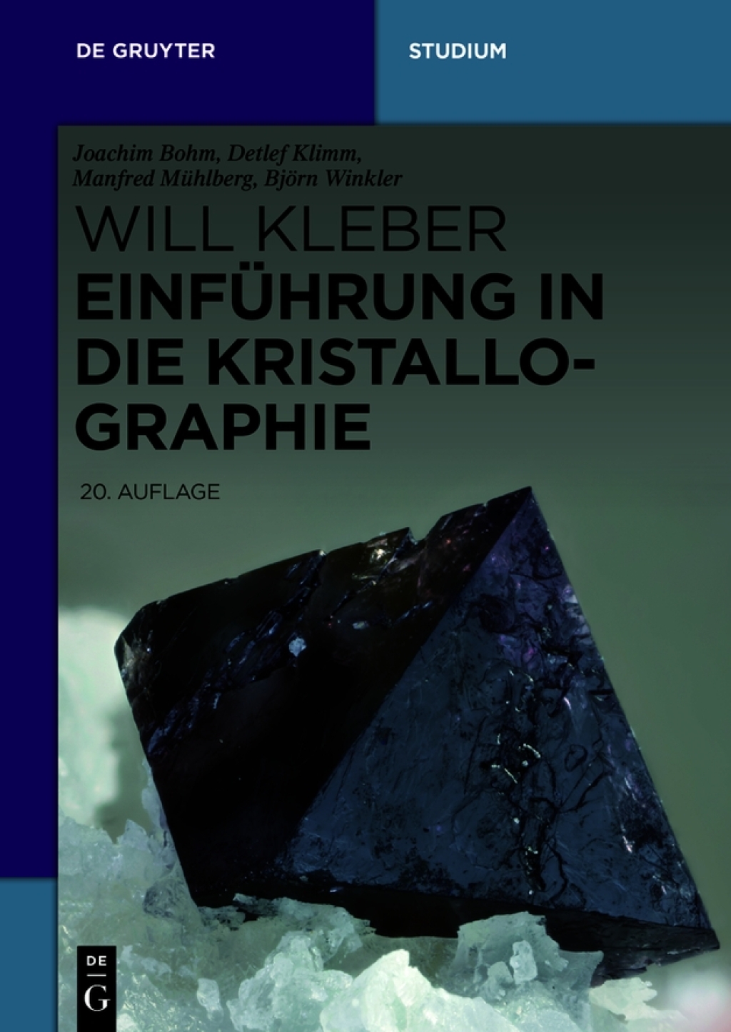 Einführung in die Kristallographie 20th Edition