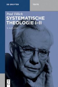 Imagen de portada: Systematische Theologie I-II 2nd edition 9783110460117
