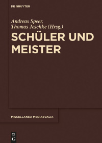 Imagen de portada: Schüler und Meister 1st edition 9783110461466