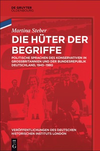 Cover image: Die Hüter der Begriffe 1st edition 9783110454284