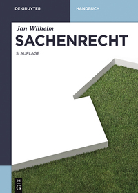 Cover image: Sachenrecht 5th edition 9783110461398