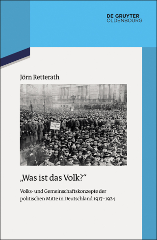 Cover image: "Was ist das Volk?" 1st edition 9783110462074