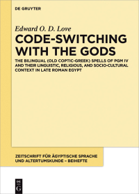 صورة الغلاف: Code-switching with the Gods 1st edition 9783110461138