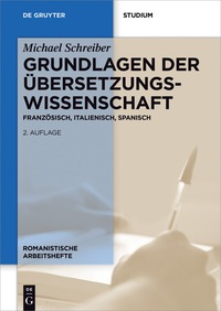 Cover image: Grundlagen der Übersetzungswissenschaft 2nd edition 9783110470161