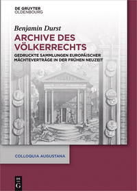 Imagen de portada: Archive des Völkerrechts 1st edition 9783110470239