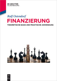 صورة الغلاف: Finanzierung 1st edition 9783110470765